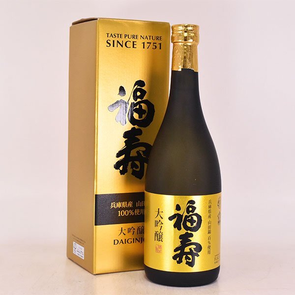  Osaka (столичный округ) внутри самовывоз * Kobe sake сердце павильон удача . большой сакэ гиндзё 2023 год 12 месяц производство * с ящиком 720ml/ 4 . бутылка 15% японкое рисовое вино (sake) D140303