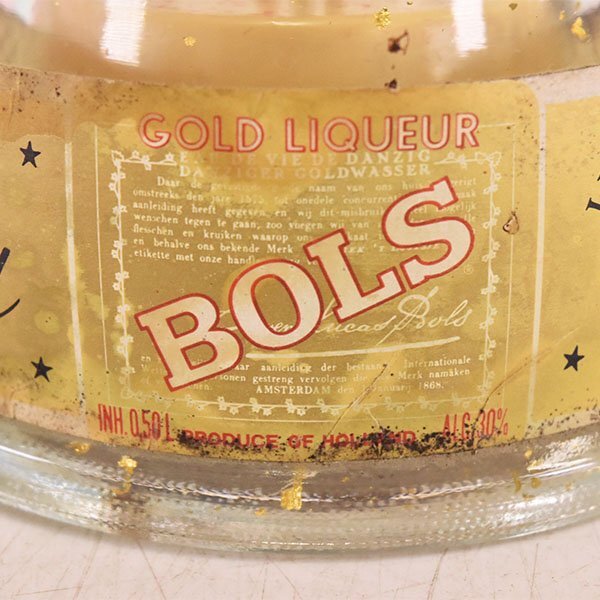 1円～★ボルス バレリーナ ゴールド リキュール ★オルゴールボトル ※ 500ml 30% BOLS E060107の画像7