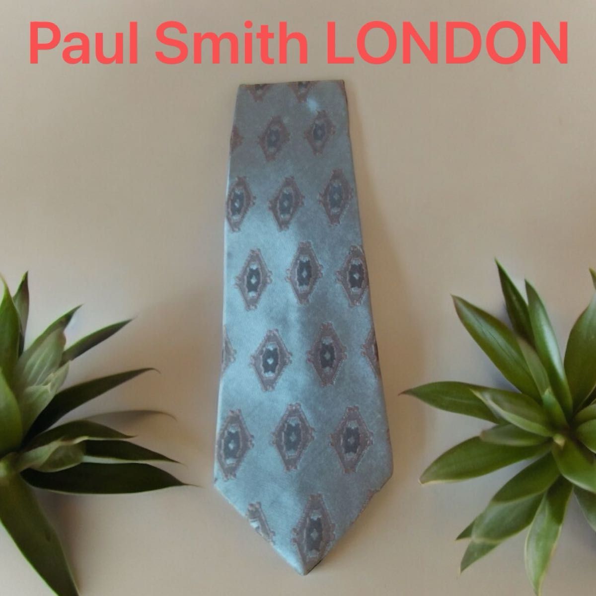 『Paul Smith LONDON』 ポールスミス ロンドン 小紋柄ネクタイ