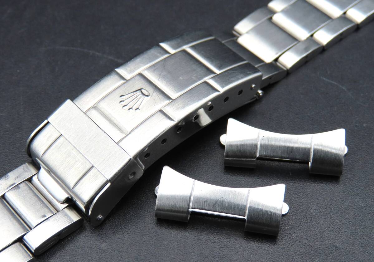 希少 1円～! ROLEX ロレックス 純正巻きブレス 9315 FF280 S P11 取付け幅20mm ヴィンテージ メンズ 腕時計 パーツ ベルト TTKLG5093の画像2