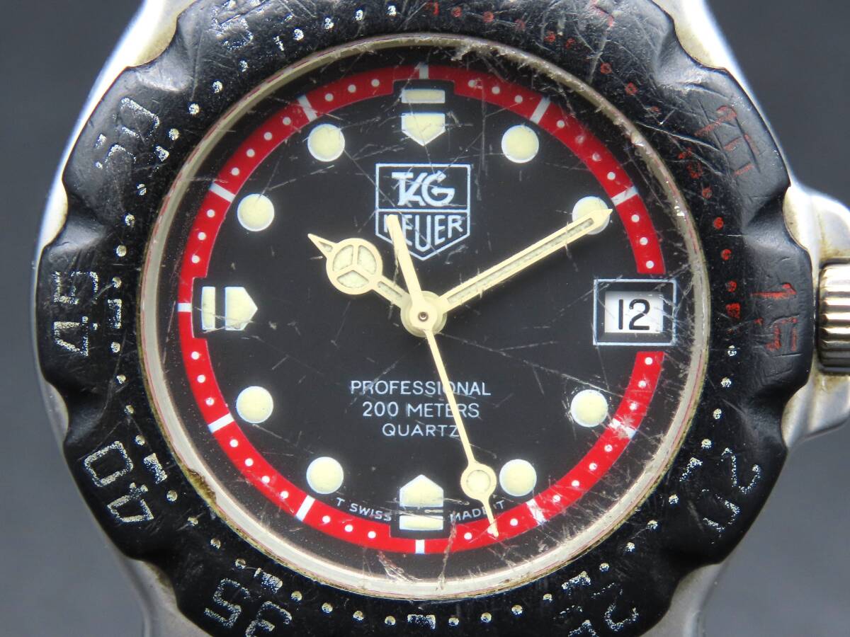 1円～! 稼動品★正規品 TAG HEUER タグホイヤー WA1214 フォーミュラ1 プロフェッショナル200ｍ クォーツ デイト ボーイズ腕時計 TTKLG5603_画像2