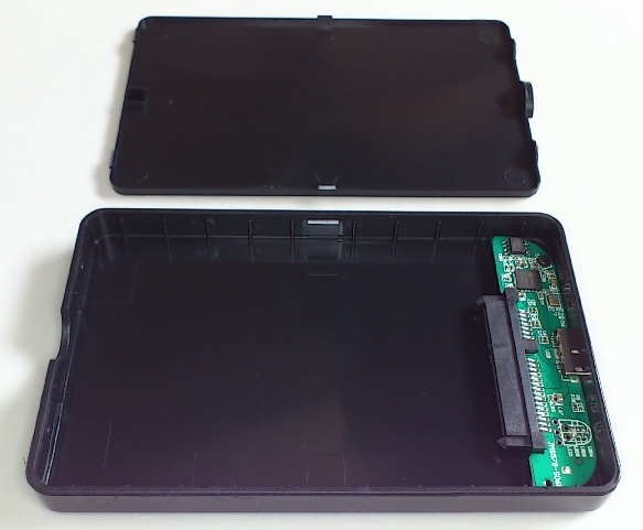 HDD外付けケース 2.5インチ用 黒 USB3.0 SATA プラグアンドプレイの画像4