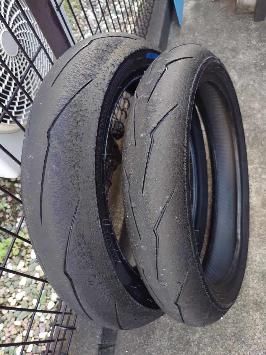 PIRELLI DIABLO SUPERCORSA V3 SC1 ピレリ スーパーコルサ 中古 110/70/17 140/70/17 CBR250RR R25 ニンジャなど の画像1