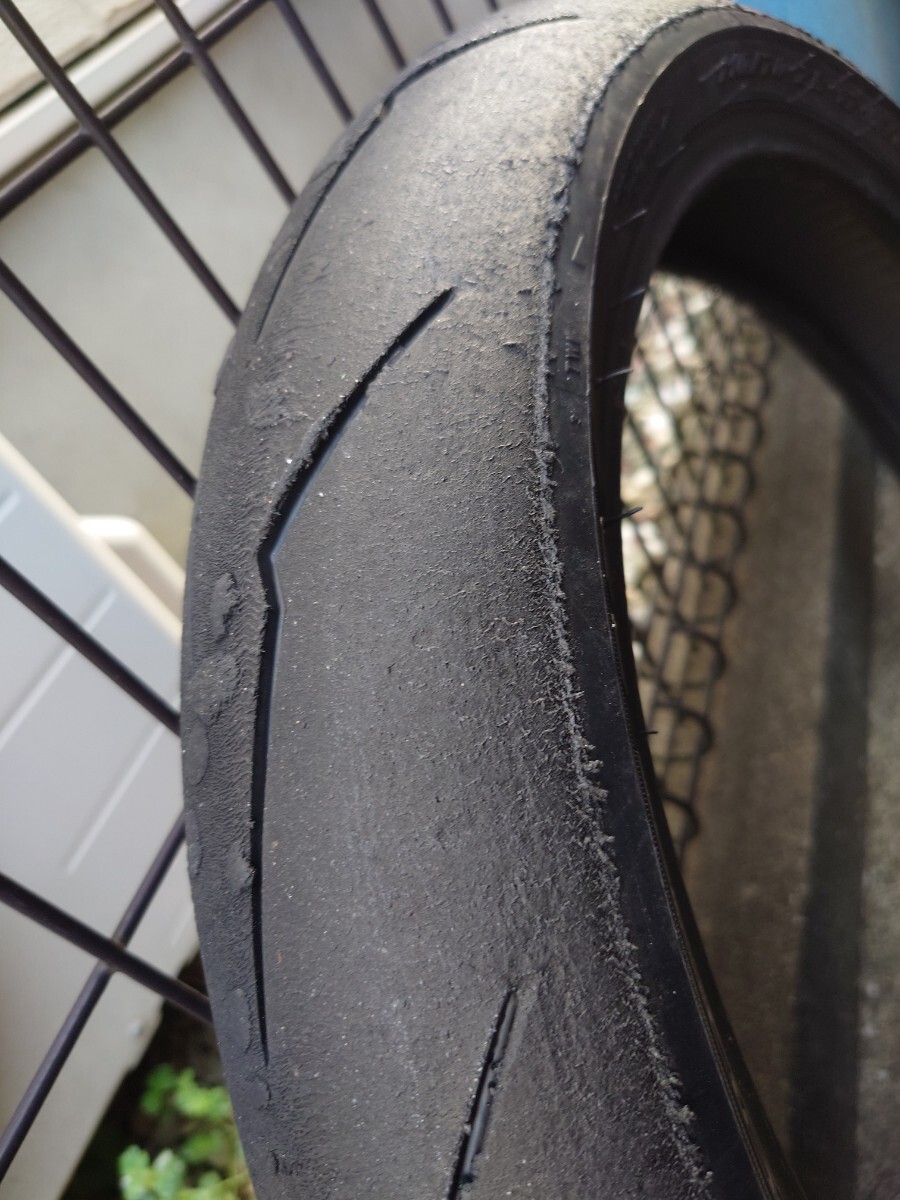 PIRELLI DIABLO SUPERCORSA V3 SC1 ピレリ スーパーコルサ 中古 110/70/17 140/70/17 CBR250RR R25 ニンジャなど の画像4