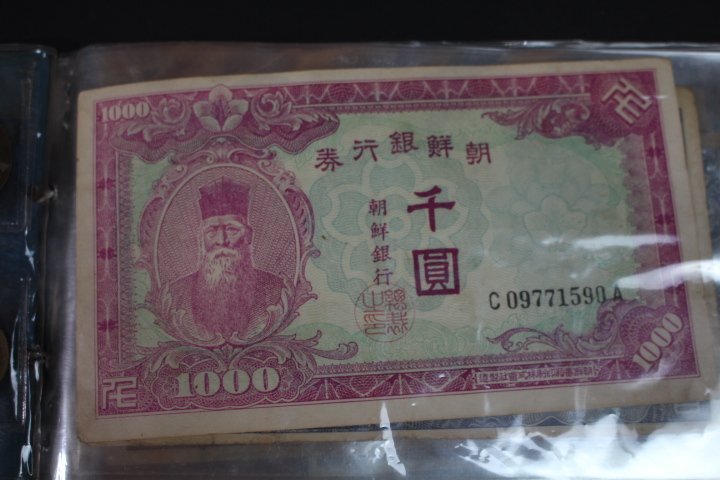 韓国貨幣及郵票 貨幣セット_画像4