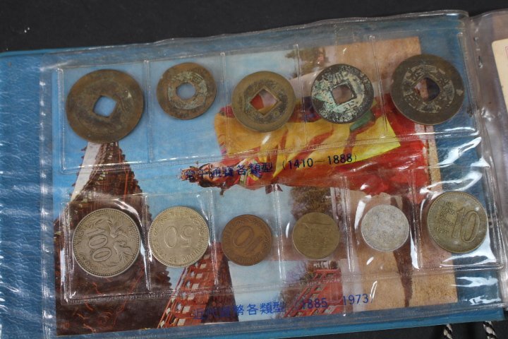 韓国貨幣及郵票 貨幣セット_画像3