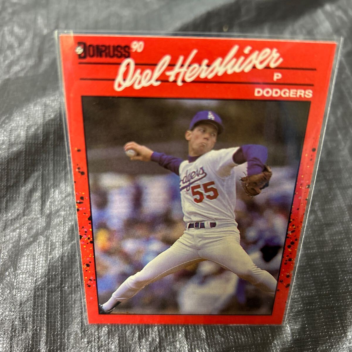 1990 Donruss Orel Hershiser LA Dodgersオレル　ハーシュハイザー　ロスアンゼルスドジャース　No.197_画像1
