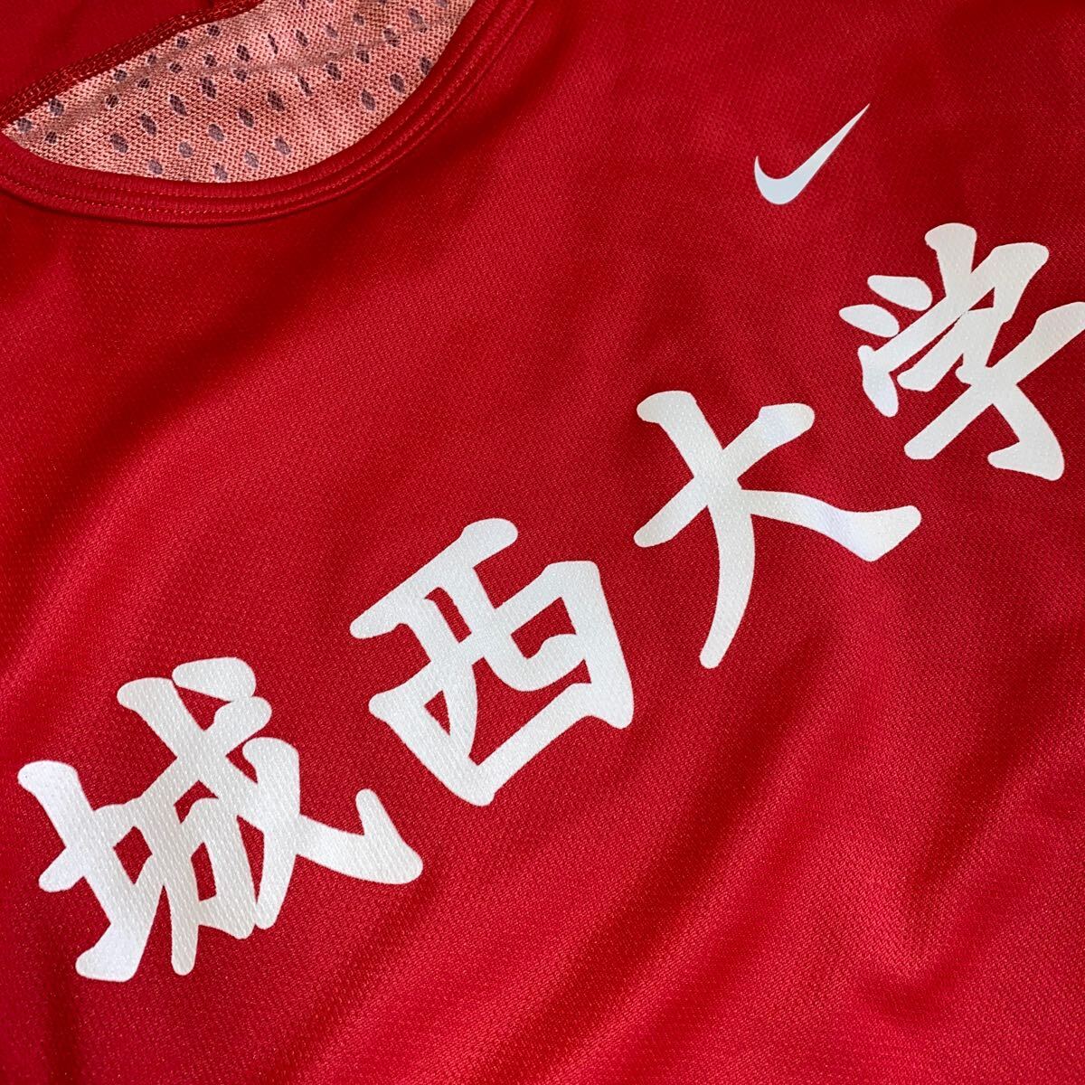 城西大学 Tシャツ トレーニングウェア NIKE ユニフォーム 陸上 サッカー スポーツ キャンパス Mの画像2