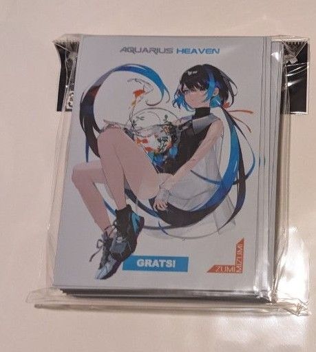 GRATS!スリーブ AQUARIUS HEAVEN 新品未使用 GRATS スリーブ AQUARIUS HEAVEN トレーディングカード