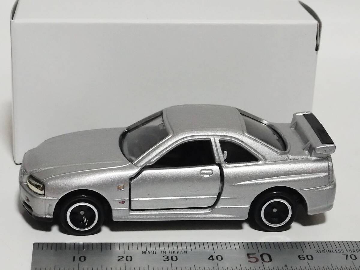 【即決】トミカ 日産Ｒ３４スカイラインＧＴーＲ「グランツーリスモ２セット」の単品 白箱付きの画像3