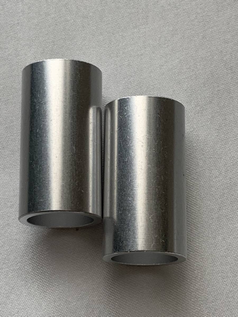  free shipping! aluminium spacer color inside diameter 12mm× outer diameter 16mm× thickness 30mm×2 piece 1 set M12 bolt .! rod end .! inspection KITACO Kitaco DAYTONA Daytona 