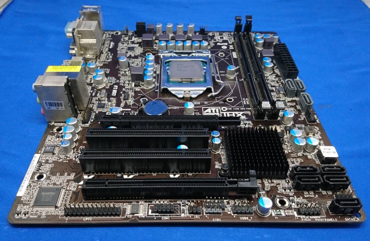 【CPU・マザーボード2点セット】「INTEL Core i5 3470」+「ASRock B75M」送料520円～ ジャンクの画像3