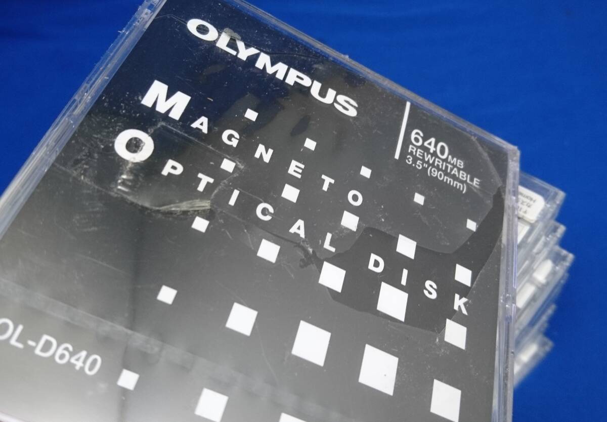 【未開封・9個セット】MOディスク 「MITSUBISHI 230MB」8個 + 「OLYMPUS 640MB」1個_画像2