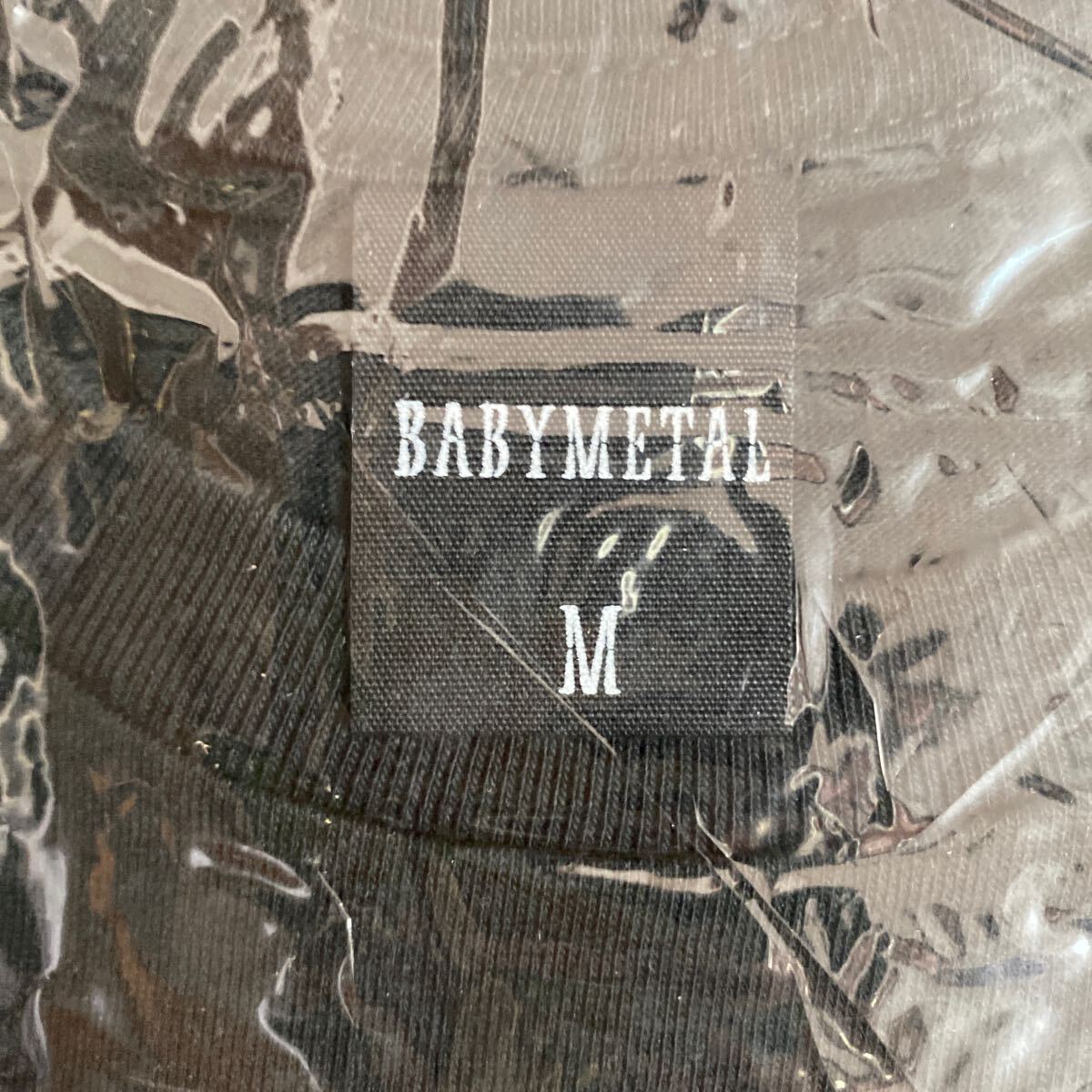 ★ неиспользуемый ★ BABYMETAL BEYOND THE MOON LEGEND -M-  футболка   черный  M размер    нераспечатанный ...／... металлический   ... футболка ...