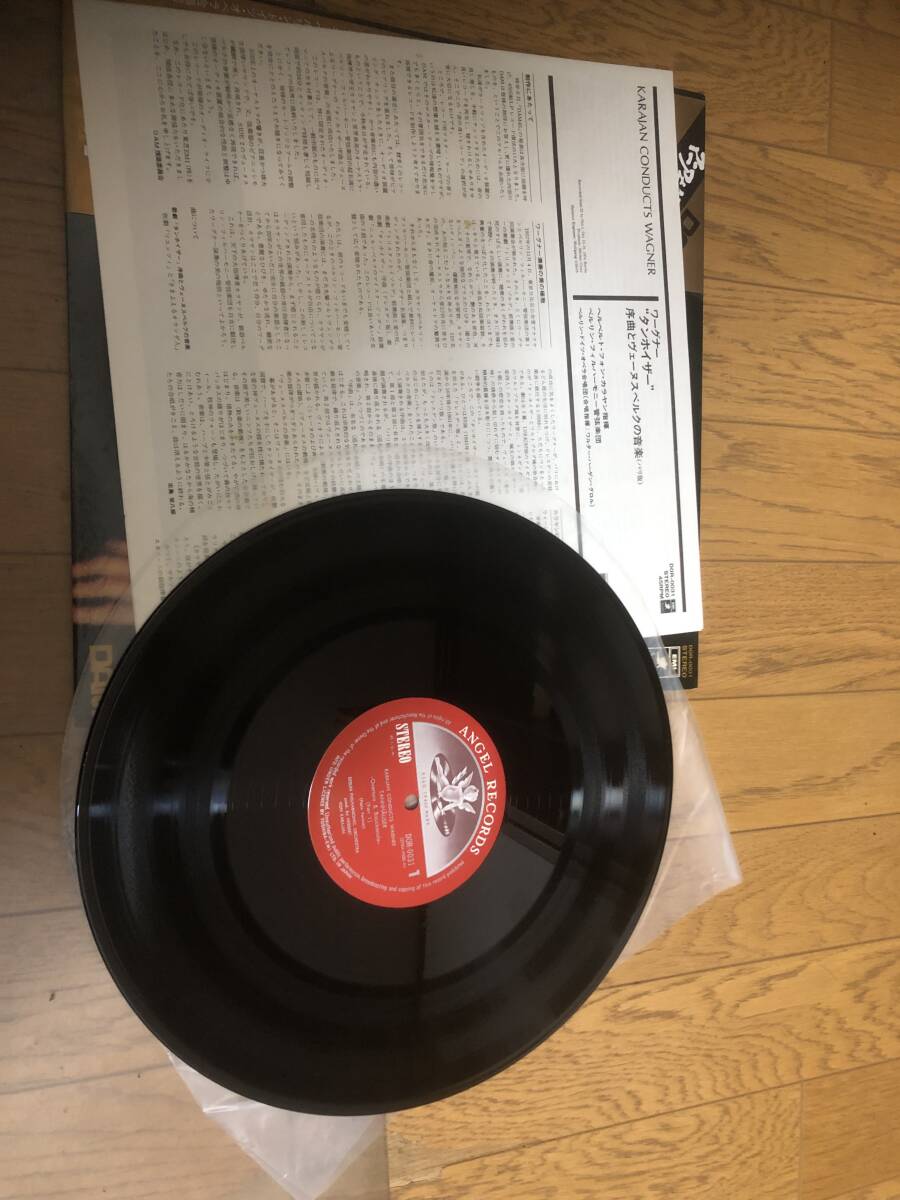 中古　LPレコード　カラヤン指揮　ワーグナー/タンホイザー序曲　ヴェヌースベルグの音楽（パリ版）　DOR-0031_画像3