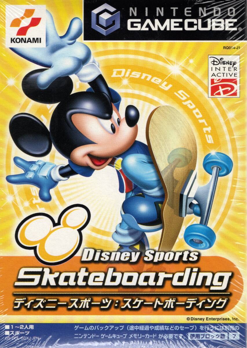 （未開封品）ディズニースポーツ：スケートボーディング (Disney Sports : Skateboarding)【KONAMI】【ゲームキューブ】_画像1