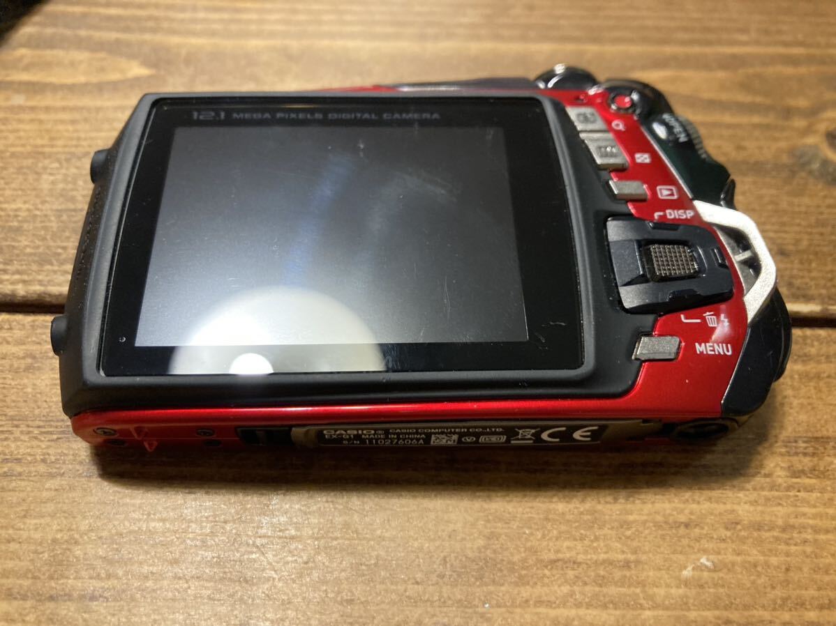 【耐衝撃】CASIO コンパクトデジタルカメラ EXILIM EX-G1 レッド_画像2