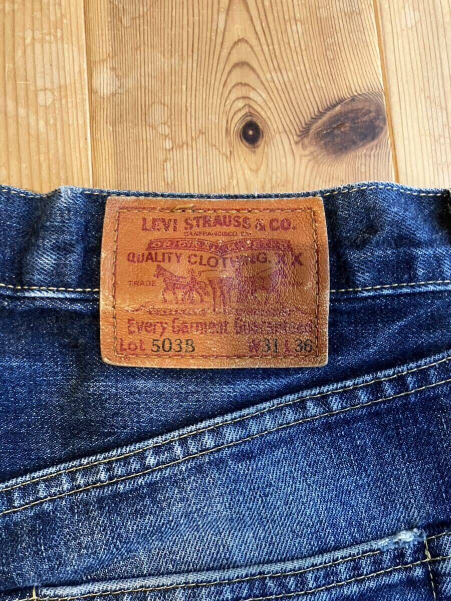 LEVIS リーバイス 503BXX W31 ダメージ ビンテージ ジーンズ デニム デニムパンツ 日本製 復刻 ビッグE ヴィンテージ 501 90年代_画像5