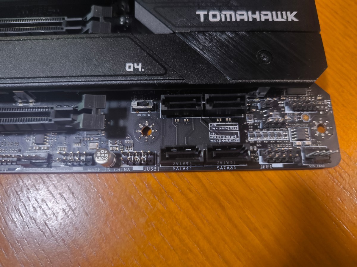 ジャンク Z690 TOMAHAWK WIFI DDR4の画像8