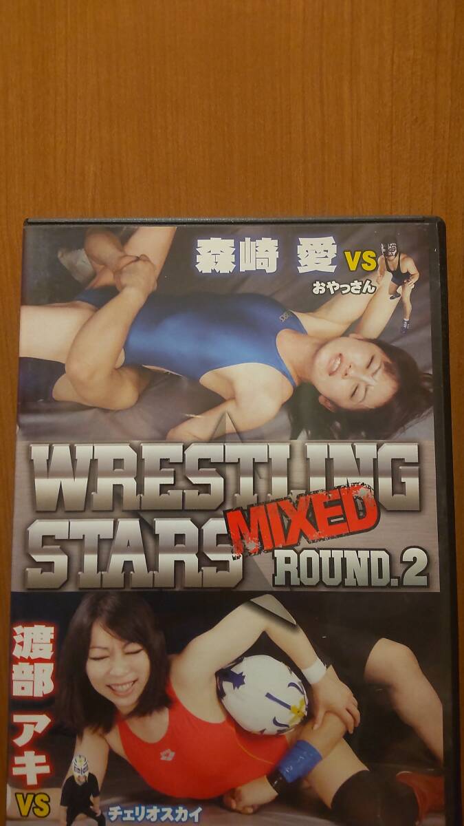  wrestling Star zMIXED ROUND.2 forest cape love . part aki pink cafe au lait DVD cat faito Mix faito.. swimsuit 