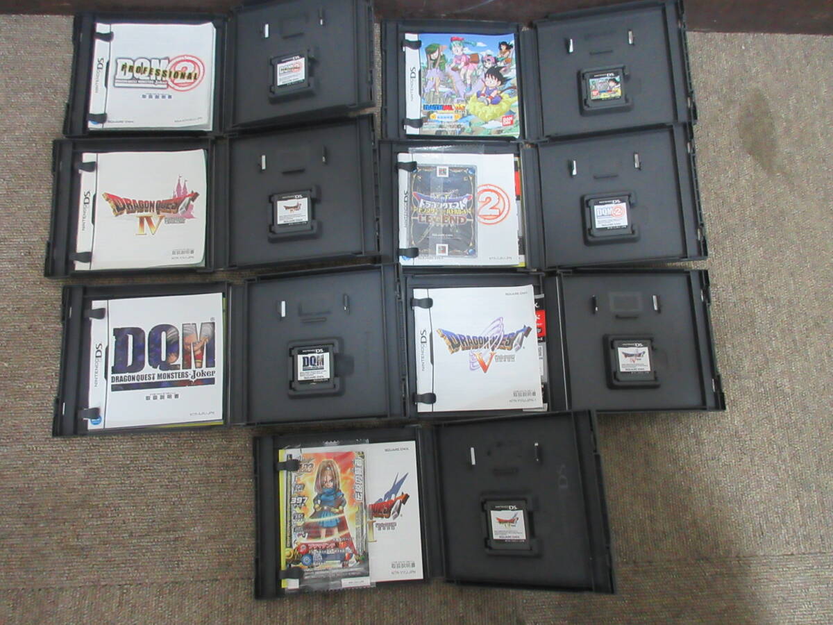 棚21・A6902　Nintendo　DS　ゲームソフト　DQM/DQM②/常識力/POKEMON　ブラック・ホワイト　14点セット_画像6