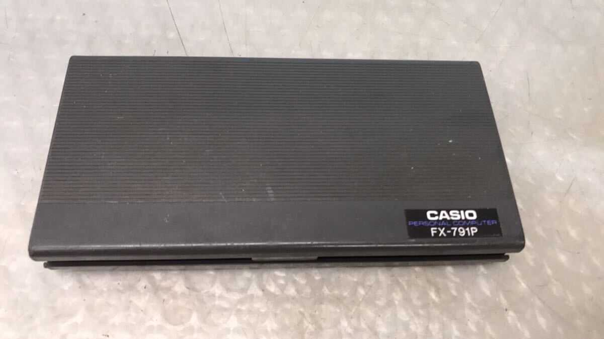 Casio PERSONAL COMPUTER FX-791P，動作未確認　中古現状品（60s）_画像4