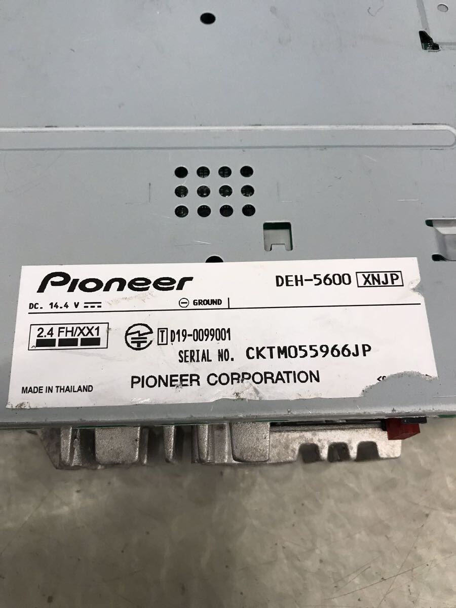 Pioneer パイオニア DEH-5600，動作未確認 中古現状品（60s）の画像5