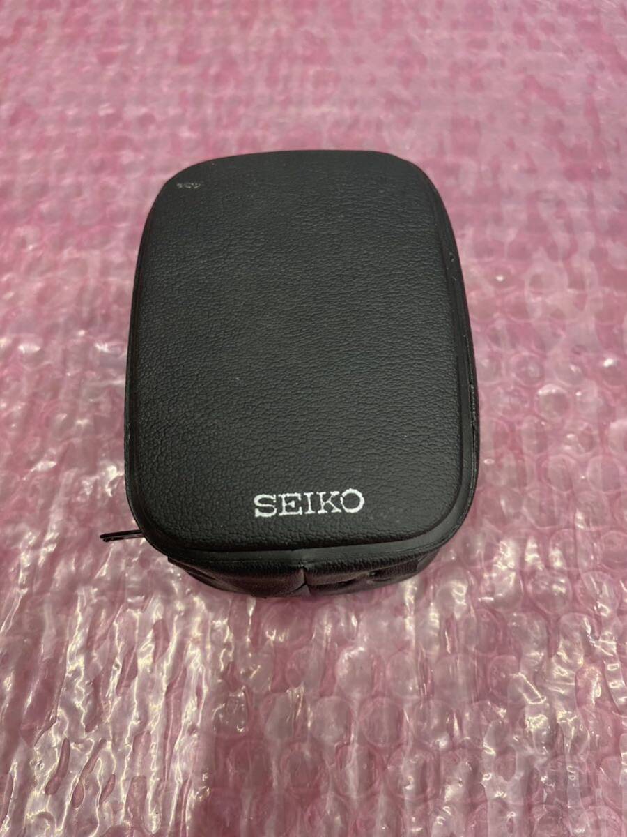 SEIKO セイコー ストップウォッチ S123-4000 カバー付き 競技 計測 スポーツ 状態未使用に近い 現状品 動作ok (60s)の画像7