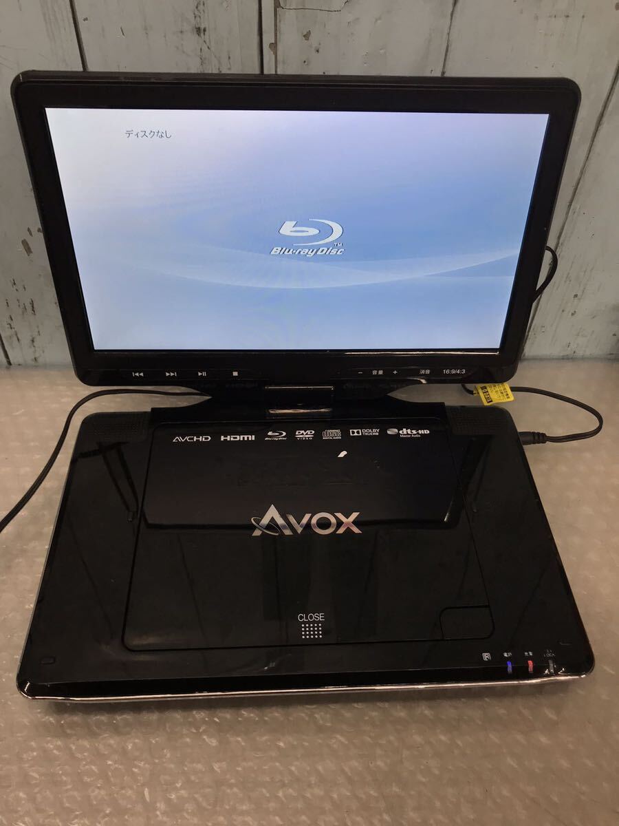 AVOX Blu-ray・BDプレイヤー APBD-F1080HK BD再生不可，通電OK、アダプターなし　本体のみ，中古現状品　ジャンク（80s）カ_画像1