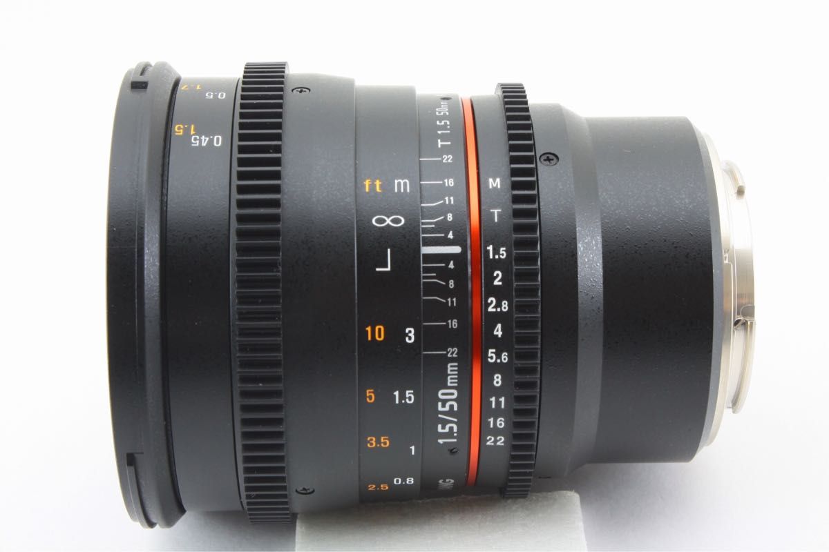 〓美品〓SAMYANG 50mm T1.5 VDSLR AS UMC キヤノン EF用 #5529