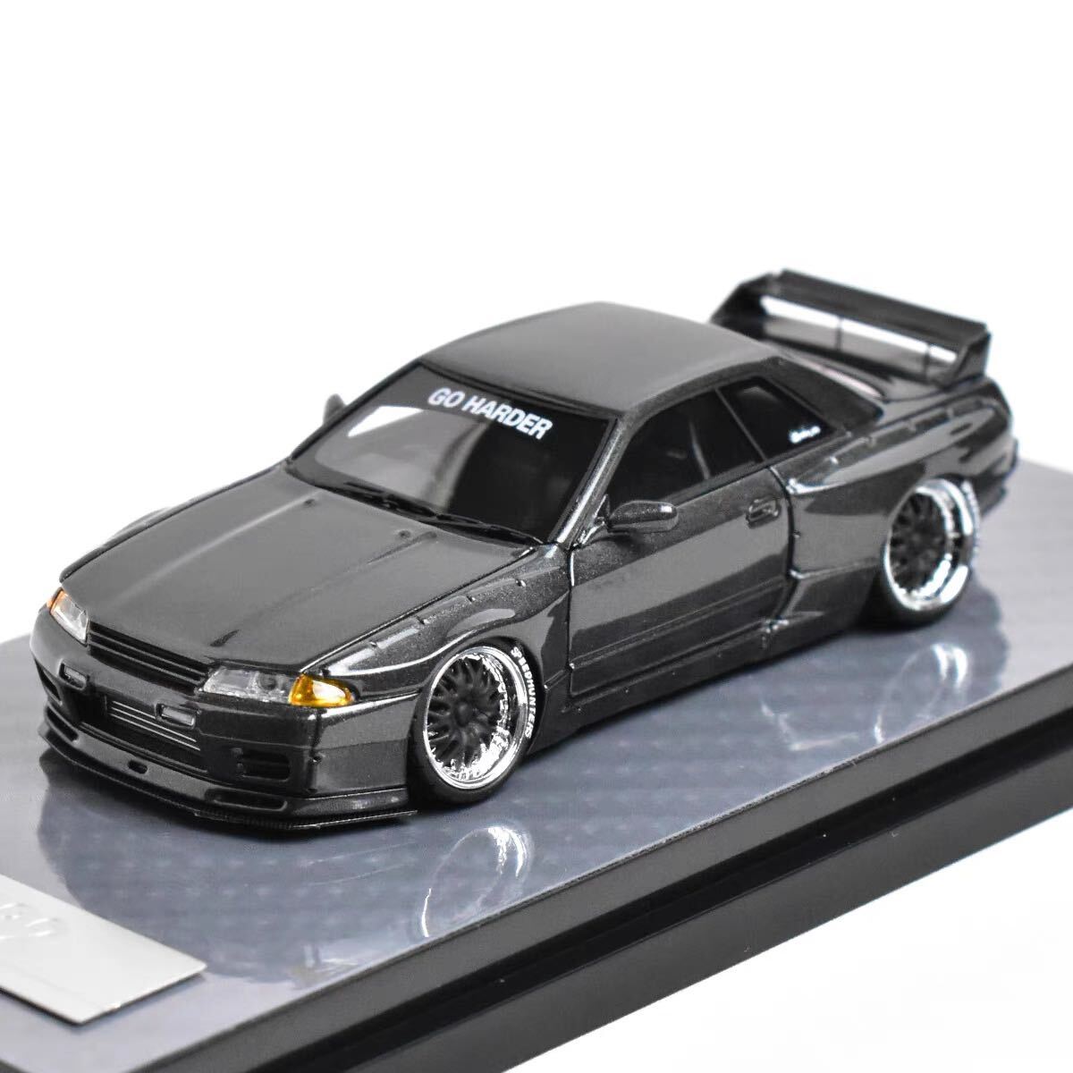 1/64 404 error NISSAN ROCKET BUNNY 日産 GT-R R32 ロケバニ パンデム グレーの画像1