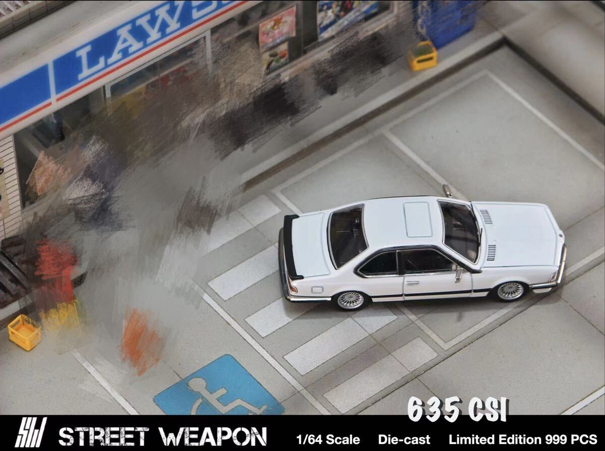 1/64 Street Weapon BMW E24 635 CSI 白_画像5