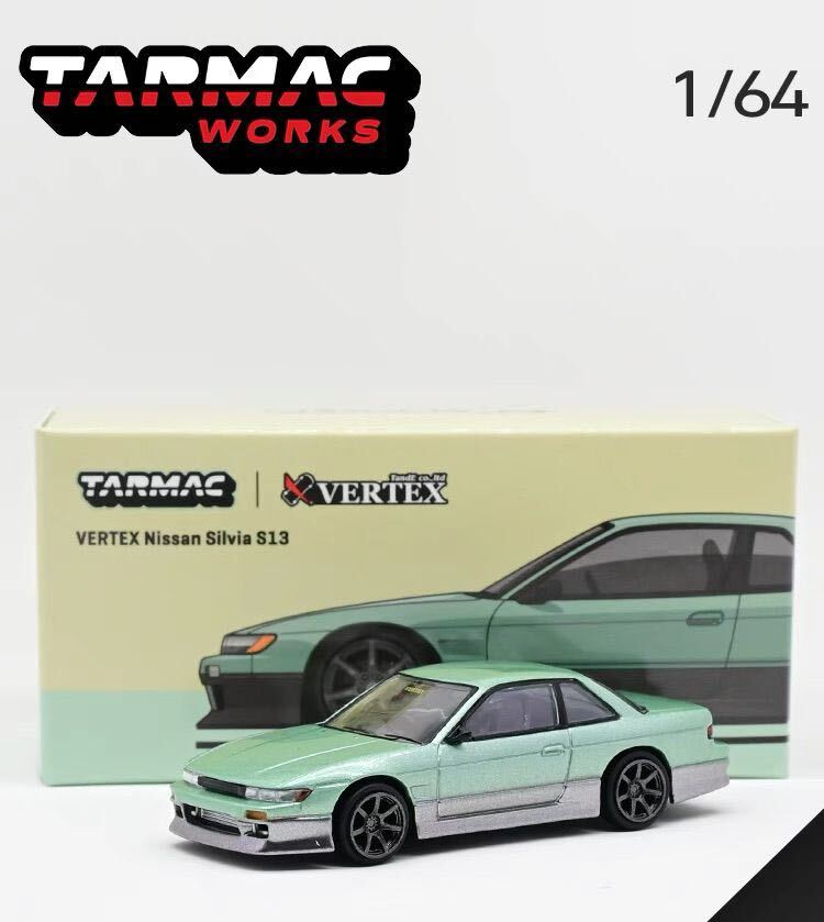 1/64 Tarmac Works ターマックワークス VERTEX Silvia S13 日産 シルビア 緑の画像2