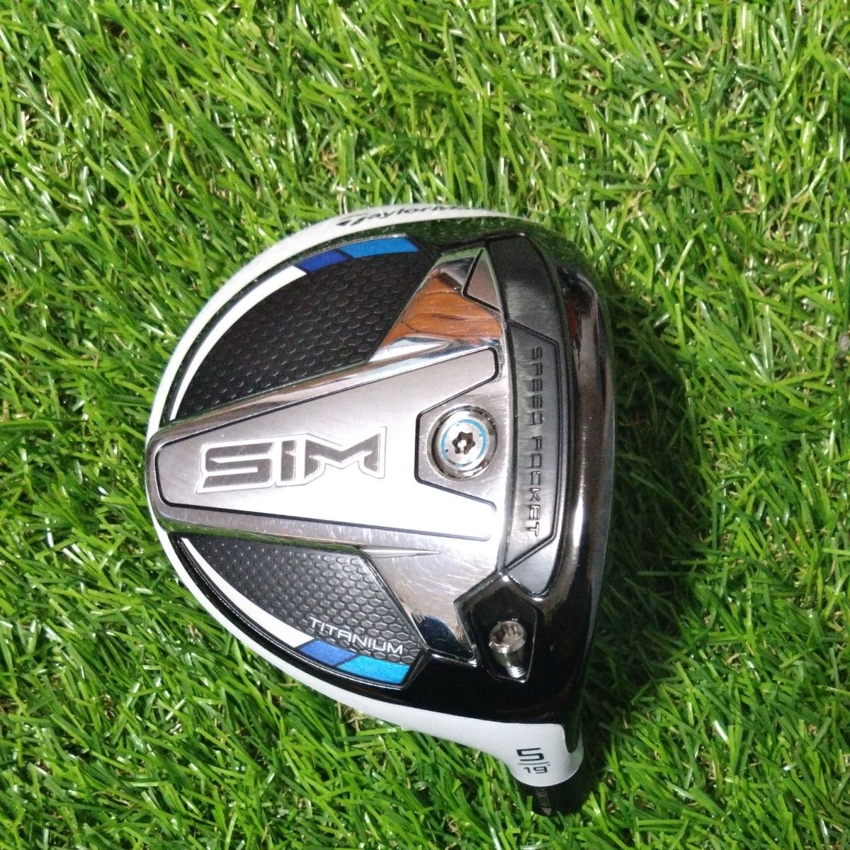  TaylorMade　sim フェアウェイウッド　 5W　19度 ヘッドのみ　HC付き但しナンバープレートなし