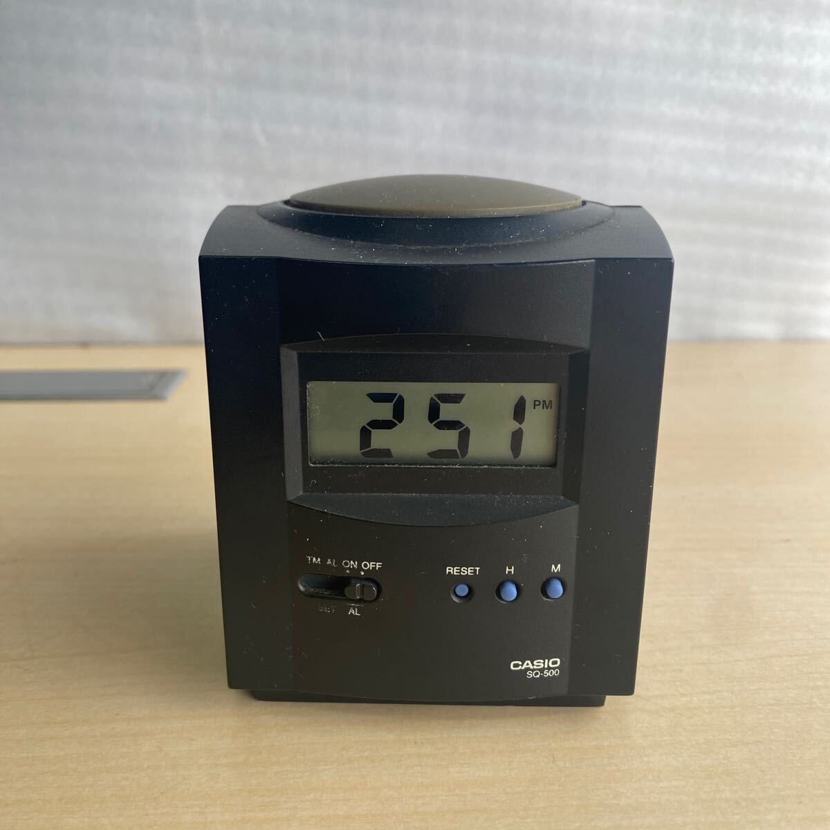 CASIO 置時計 SQ-500 時計 カシオ デジタル 目覚まし 音声時計 トーキングクロックの画像1