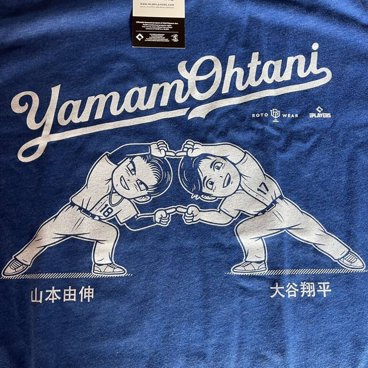 正規品　ヤマモタニ　Tシャツ　Lサイズ　大谷翔平　山本由伸　ドジャース　MLB_画像1