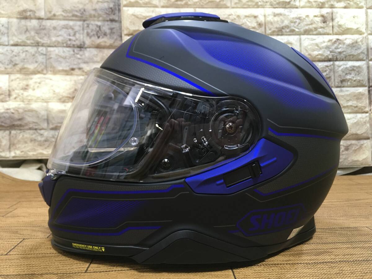 SHOEI GT-AirⅡ BONAFIDE マットカラー インナーバイザー装備 2021/12製造品 61ｃｍ XLサイズ 良品_画像2