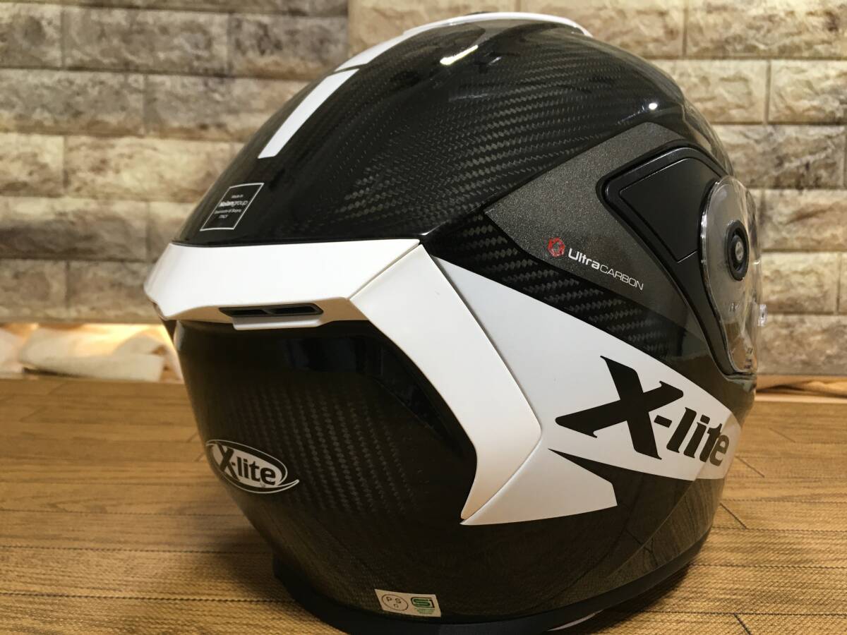 NOLAN X-Lite R903 ウルトラカーボン インナーバイザー装備 2021/04製造品 Mサイズ 良品_画像2