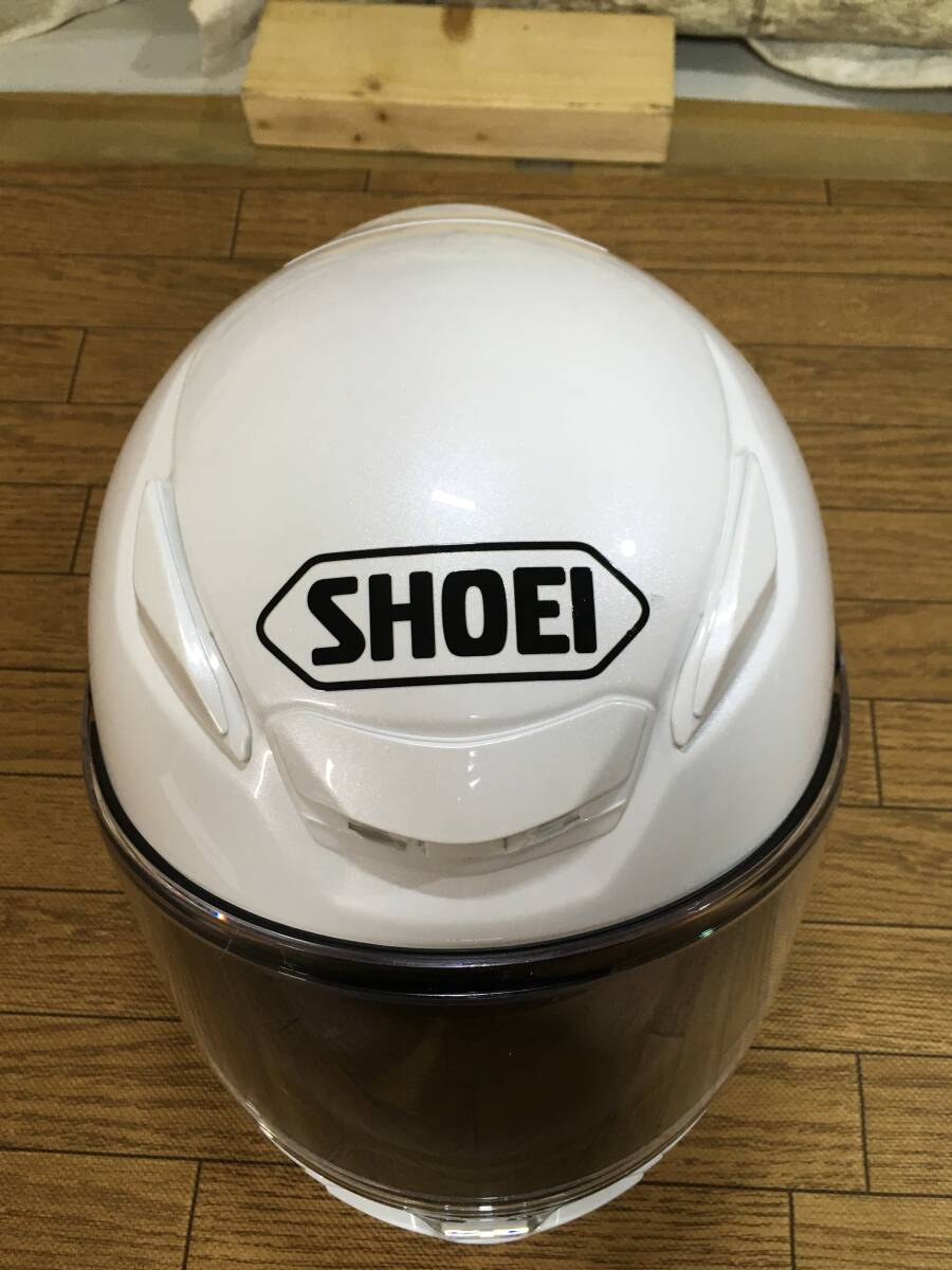 SHOEI Z-8 ホワイトメタリック色 2022/03製造品 57ｃｍ Mサイズ_画像6