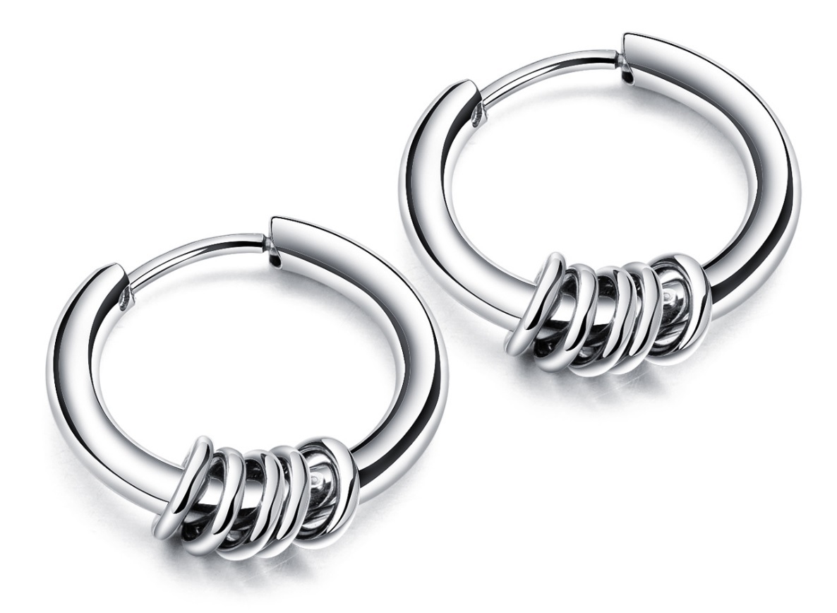 ● БЕСПЛАТНАЯ ДОСТАВКА ● Pierce Men's Ladies 5 Ring Cring Обруча Peerce Hoop Оба для обруча, набор 3 -го поколения JSB Tosakahisaka Hiroomi (серебро 12 мм)