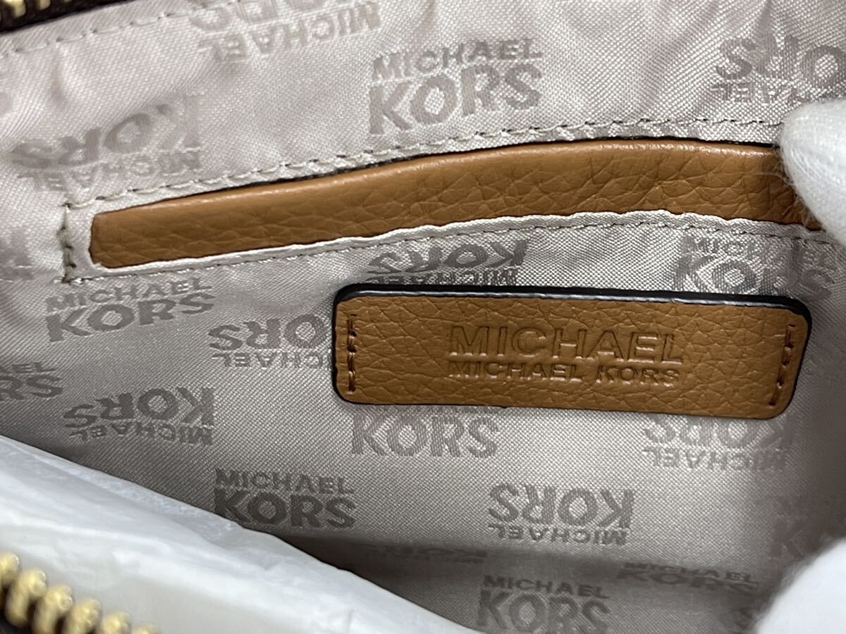 MICHAEL KORS マイケルコース モノグラムコスメポーチ 小物入れ トラベルポーチ ブラウン_画像5