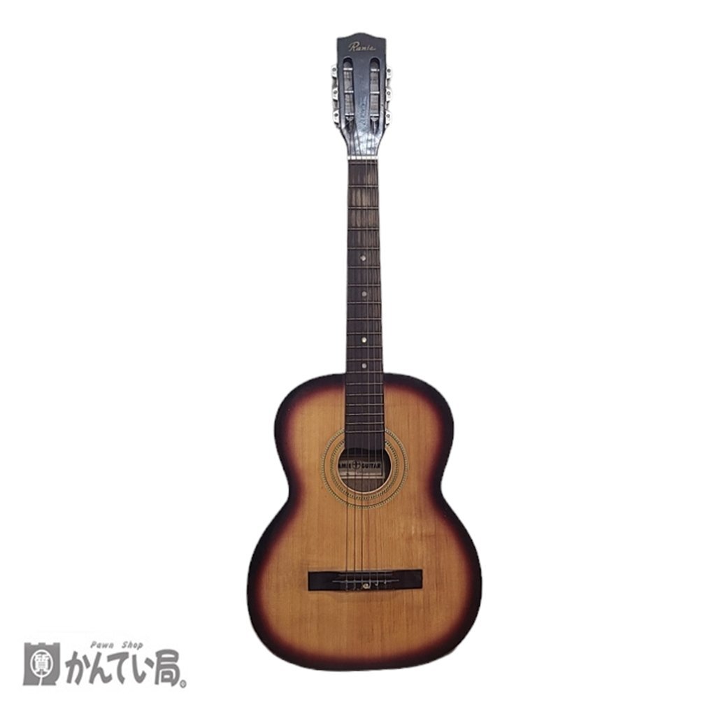 1円～ RAMIE GUITAR クラシックギター アコースティックギター 弦楽器 現状販売品 外袋有り(ダメージ有り)の画像1