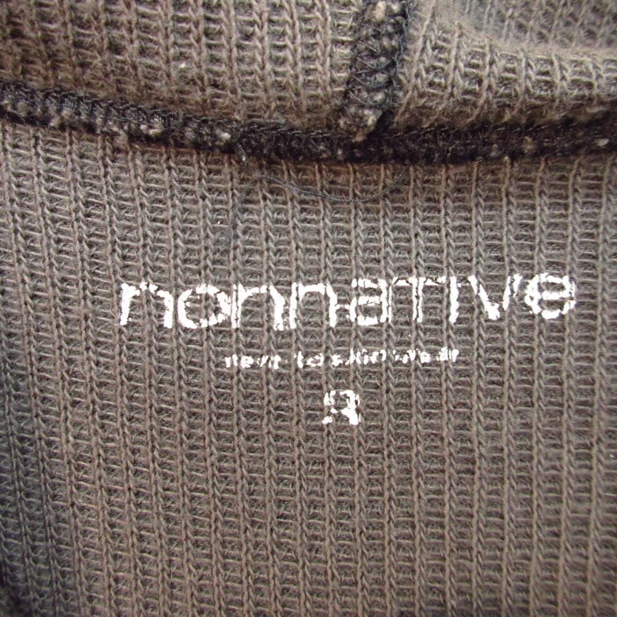 ◎nonnative ノンネイティブ◆パーカー プルオーバー 長袖 フード フィーディー やや薄手◆メンズ グレー サイズ3 / L相当◆KA4574_画像7