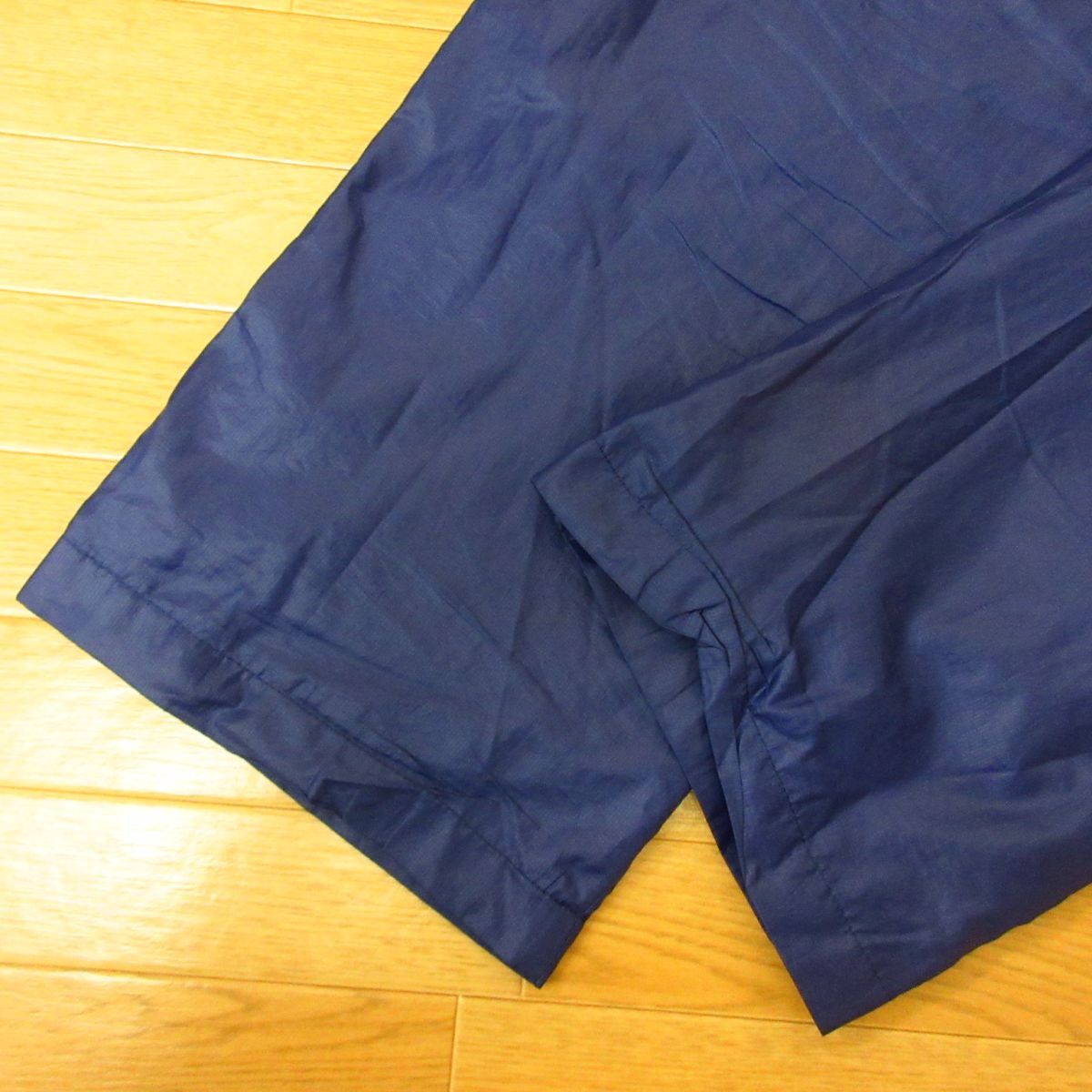 * use fewer!M-L top and bottom set!MIZUNO Mizuno N-XT* jersey jacket & nylon pants * men's navy blue *B3889