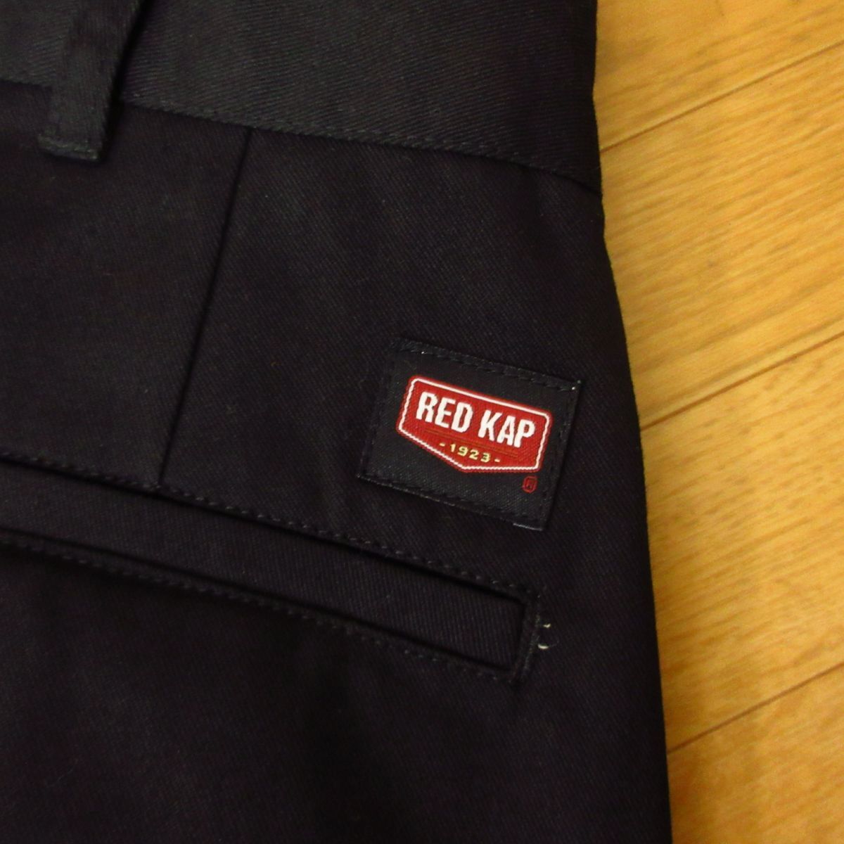 * beautiful goods!RED KAP Red Kap * work pants chinos strut tough standard American Casual * men's black W28×L30*KP4807