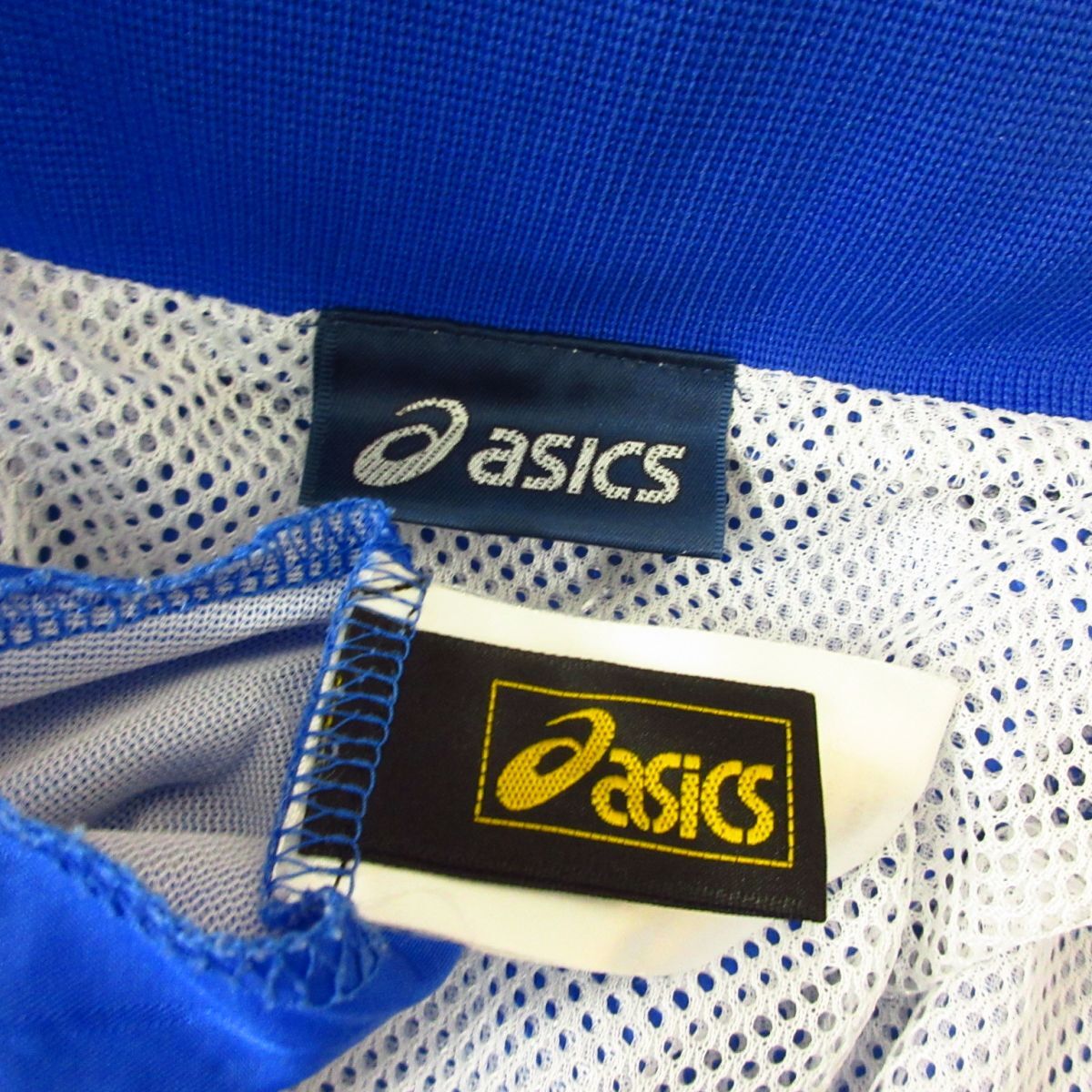 ◎使用少なめ！M 上下セット！asics FOOTBALL アシックス◆ウィンドブレーカー ジャケット&パンツ◆メンズ 青◆B4045_画像10