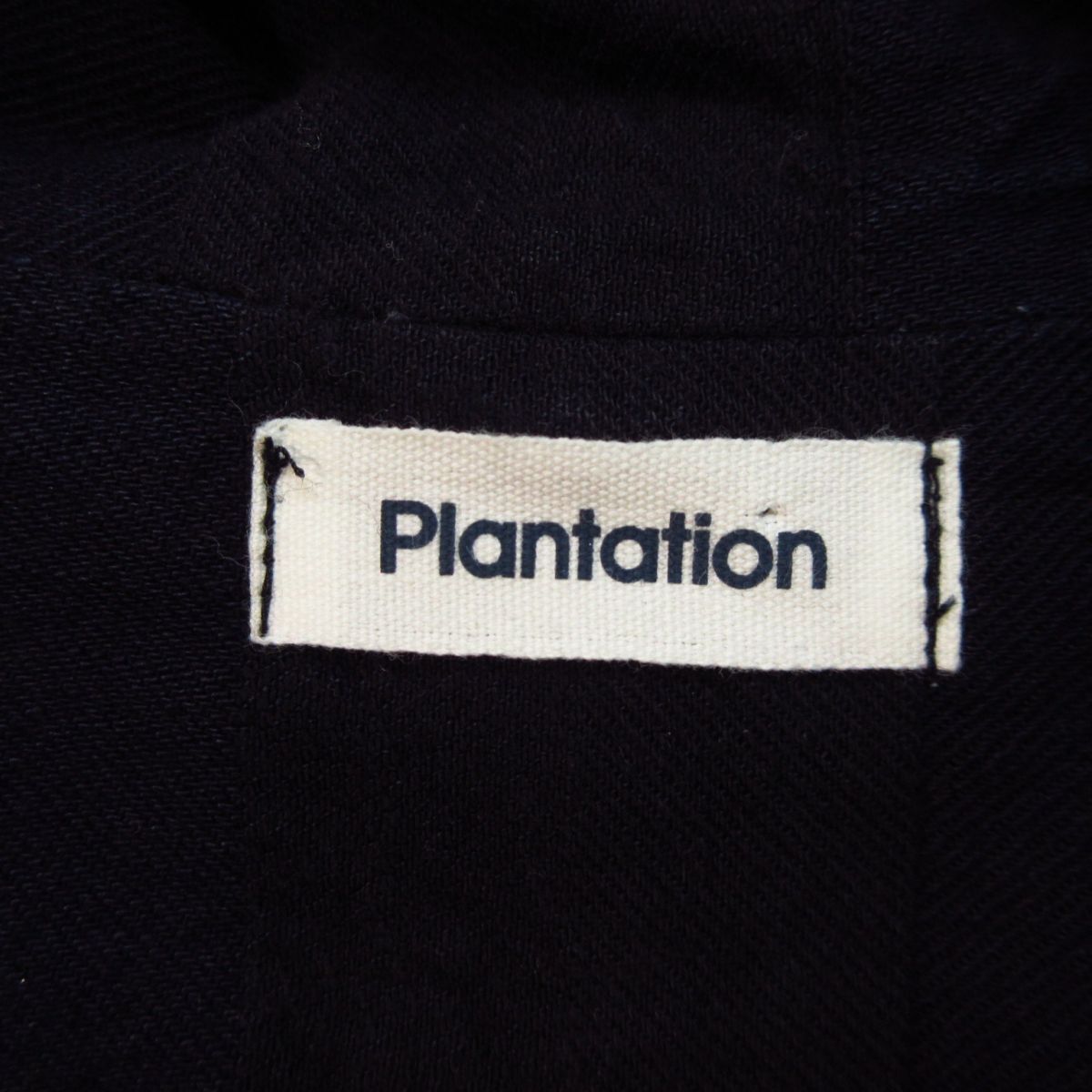 ◎未使用タグ付き！Plantation プランテーション エイネット 日本製◆テーラードジャケット ブレザー 3釦◆メンズ 紺 Mサイズ◆KA4918_画像6