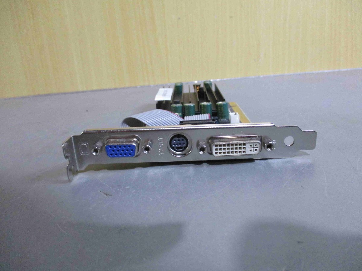 中古Geforce GA-6200A PCI 128M PCI graphics card 6200(CAPR60327C018)_画像3