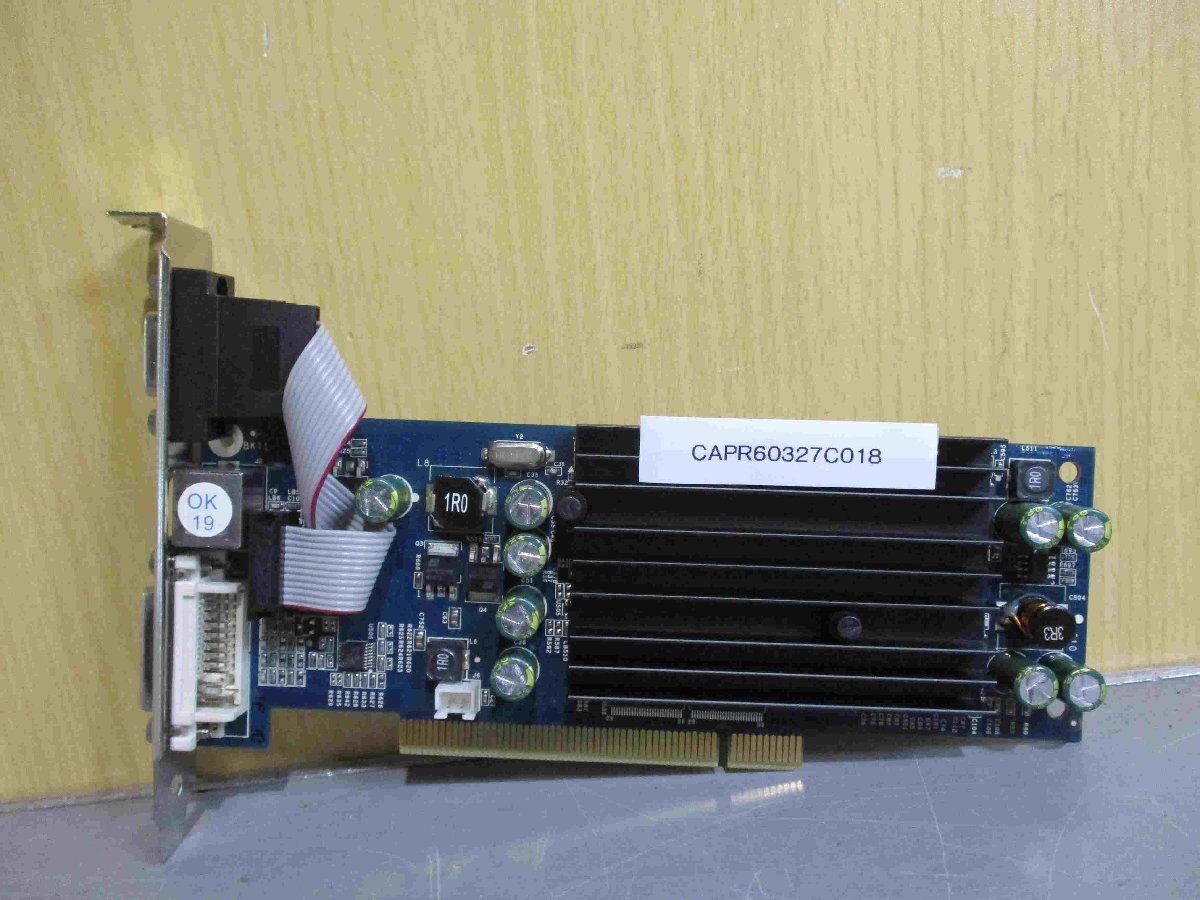 中古Geforce GA-6200A PCI 128M PCI graphics card 6200(CAPR60327C018)_画像1