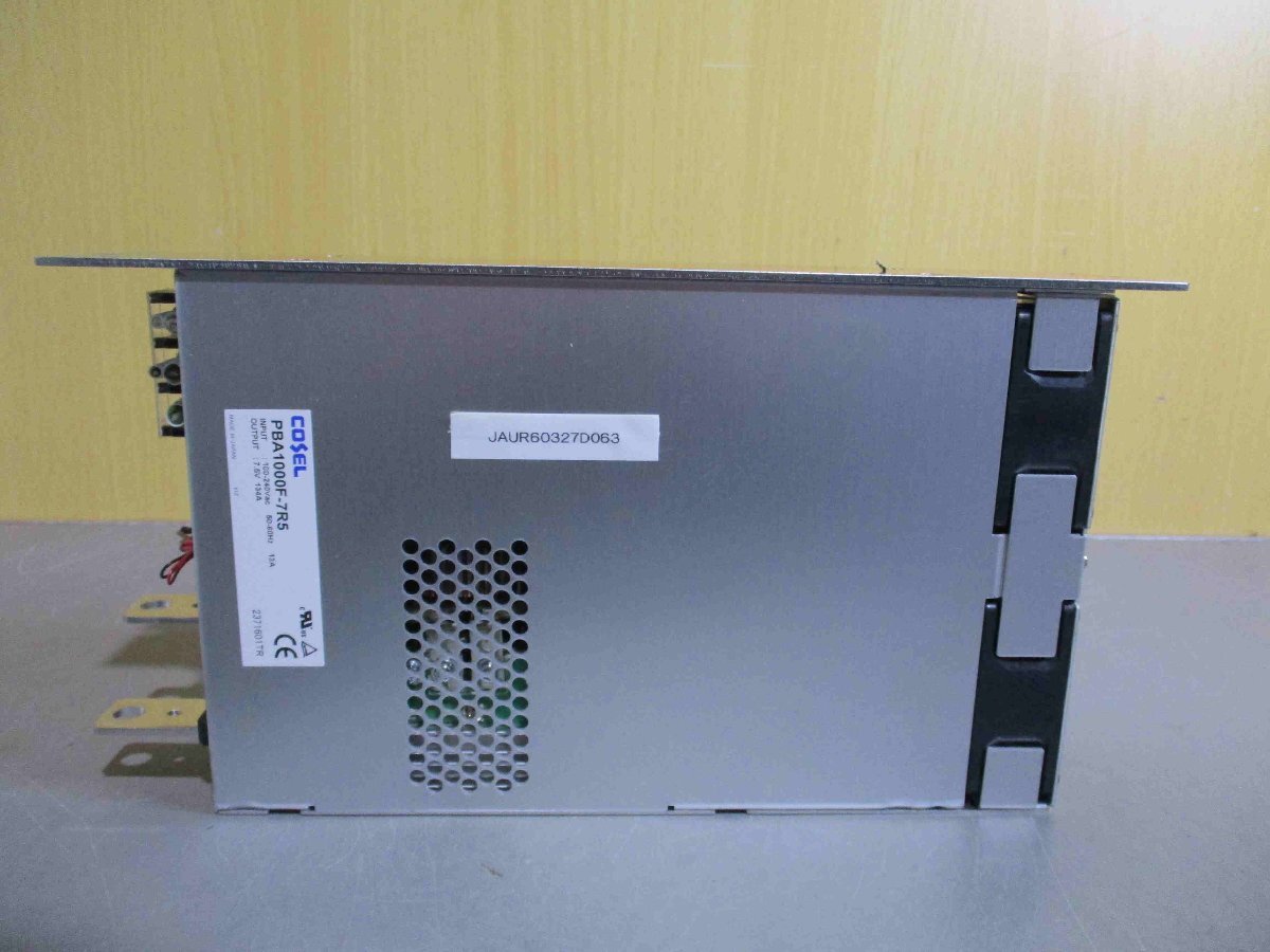 中古COSEL PBA1000F-7R5 100-240VAC 50-60Hz 13A 7.5V 134A(JAUR60327D063)_画像1